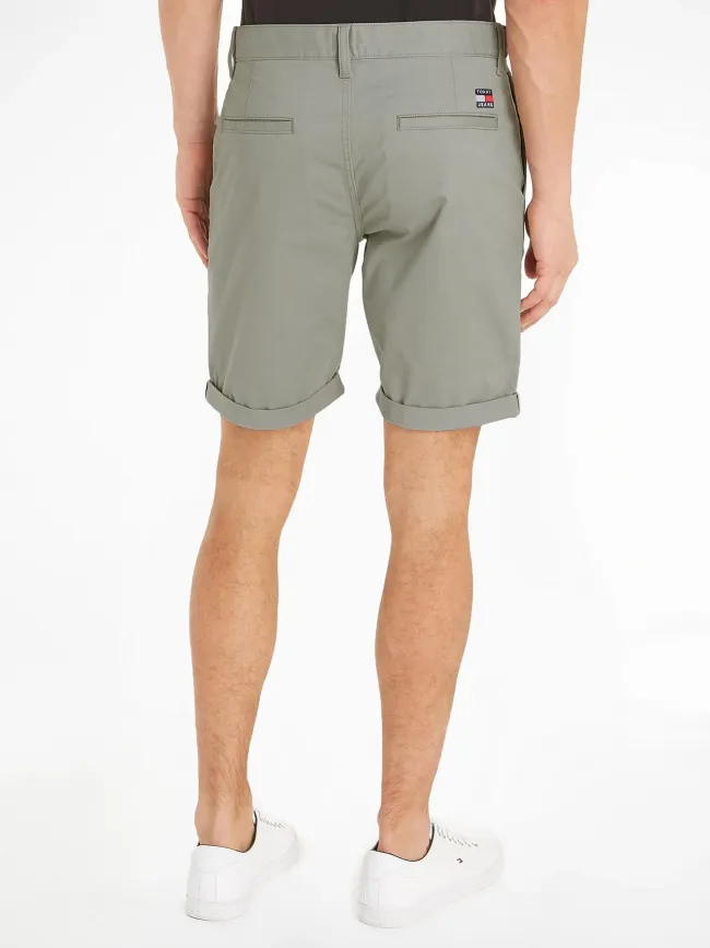 Short chino scanton vert homme - Tommy Jeans | wimod