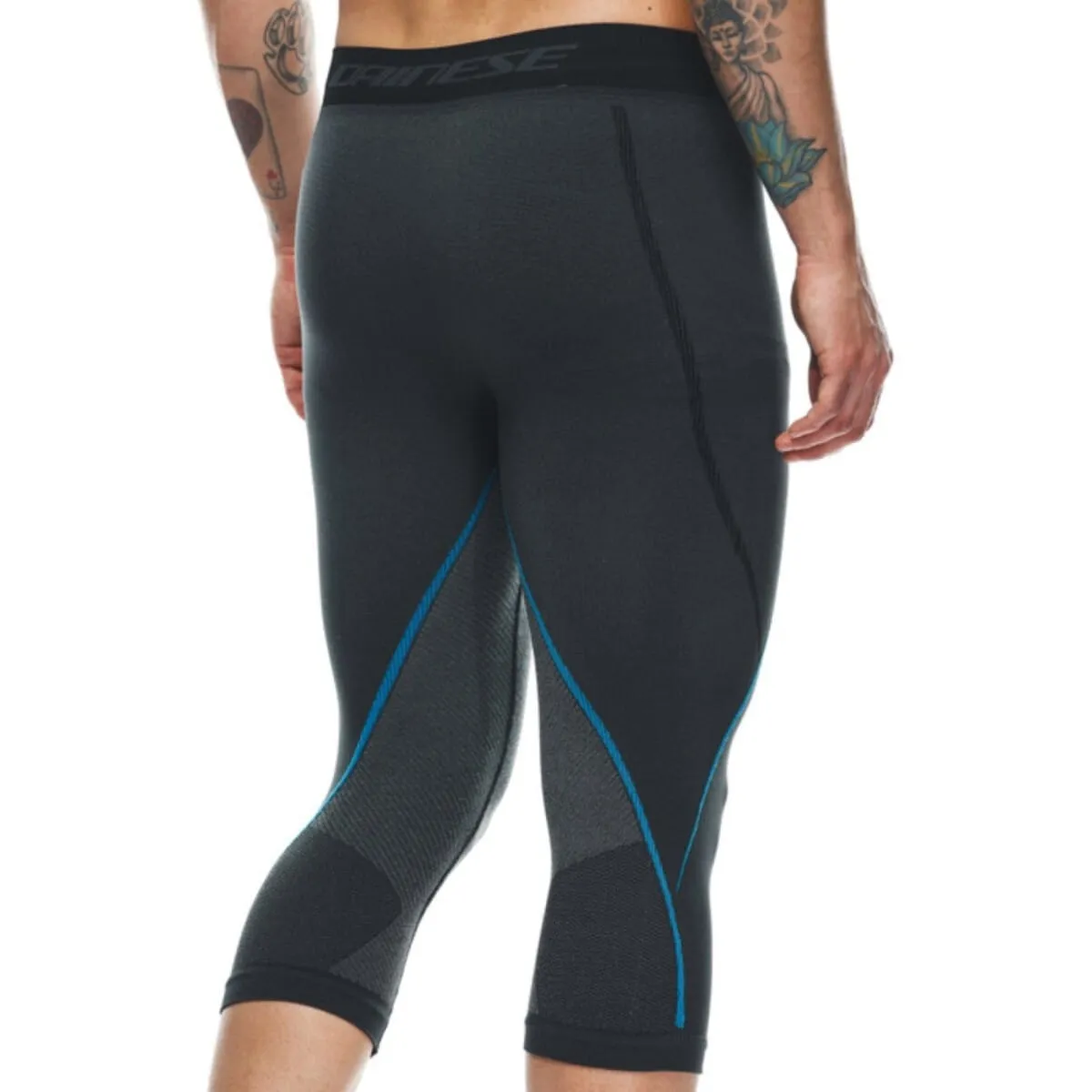 Sous-Pantalon Thermique Dainese Dry 3/4 Noir Bleu - Sous vêtements