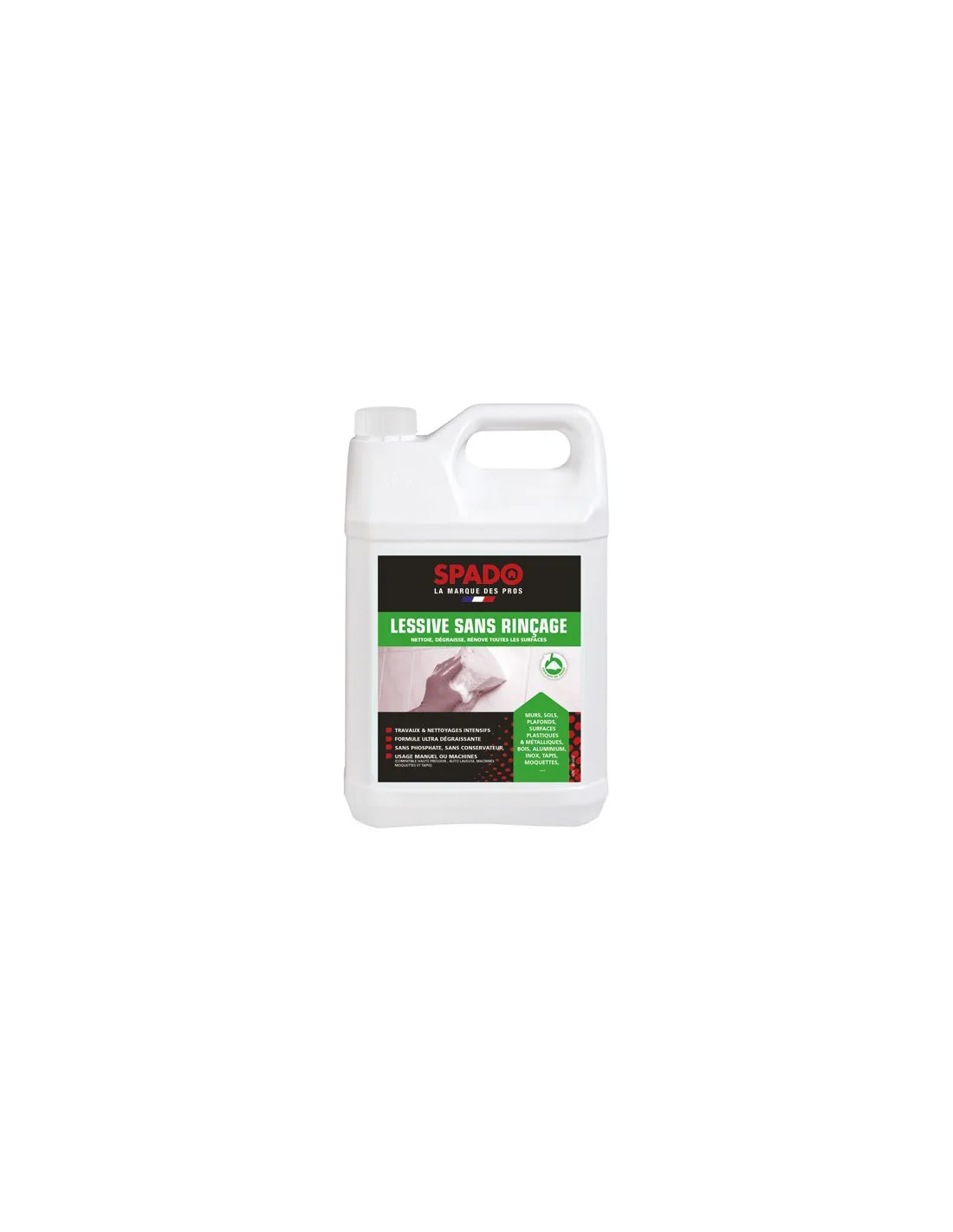 Spado pro lessive gros travaux sans rincage 5l - SPADO