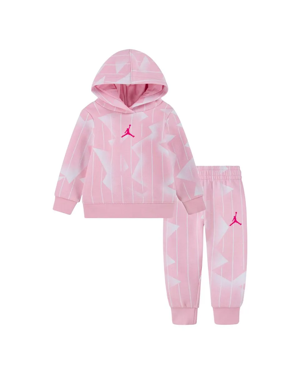 Survêtement Enfant JDG ESSENTIALS AOP FLC PO SET Rose