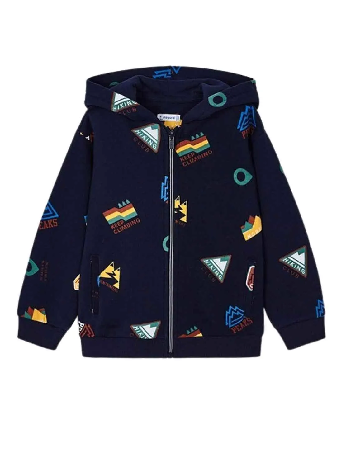 Survêtement Mayoral Veste kangourou Print Bleu Marine pour Garçon