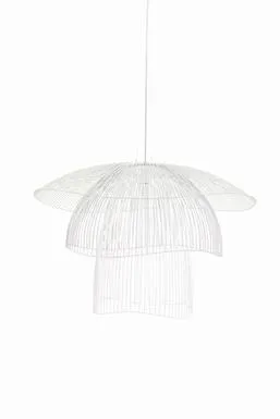 Suspension design Papillon Blanc Forestier Papillon Blanc Métal