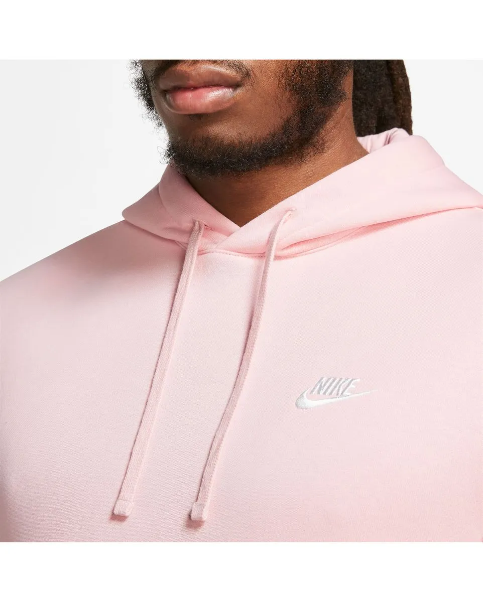 Sweat a capuche manches longues Homme M NSW CLUB HOODIE PO BB Rose