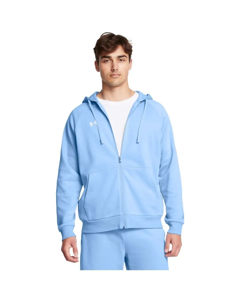 Sweat à capuche zippé Homme UA RIVAL FLEECE FZ HOODIE