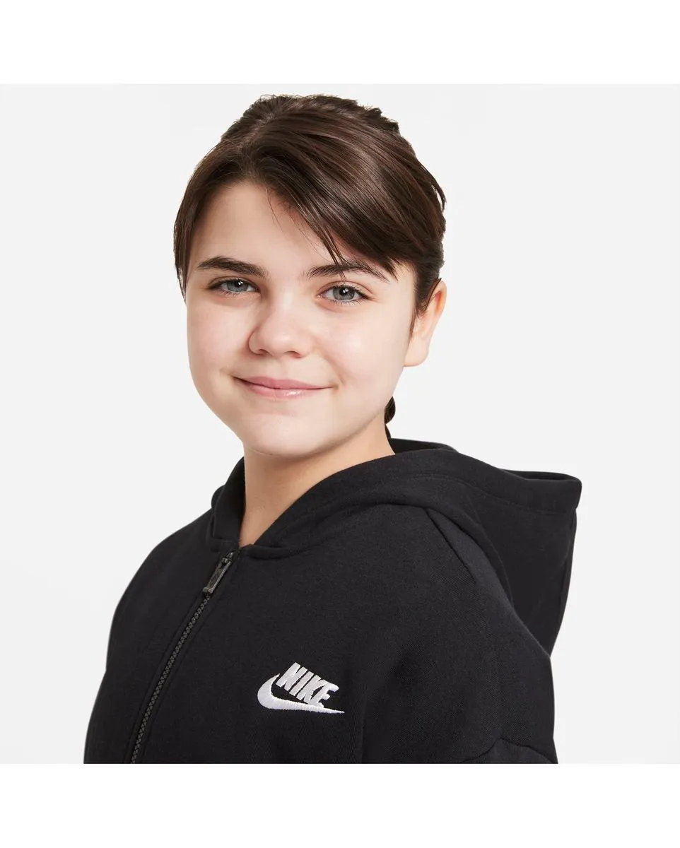 sweatshirt Enfant plus âgé G NSW CLUB FLC FZ HOODIE LBR Noir