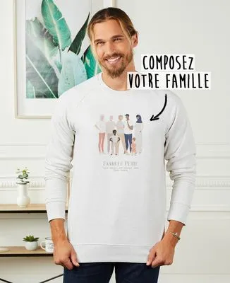 T-Shirt bébé Famille nombreuse personnalisé