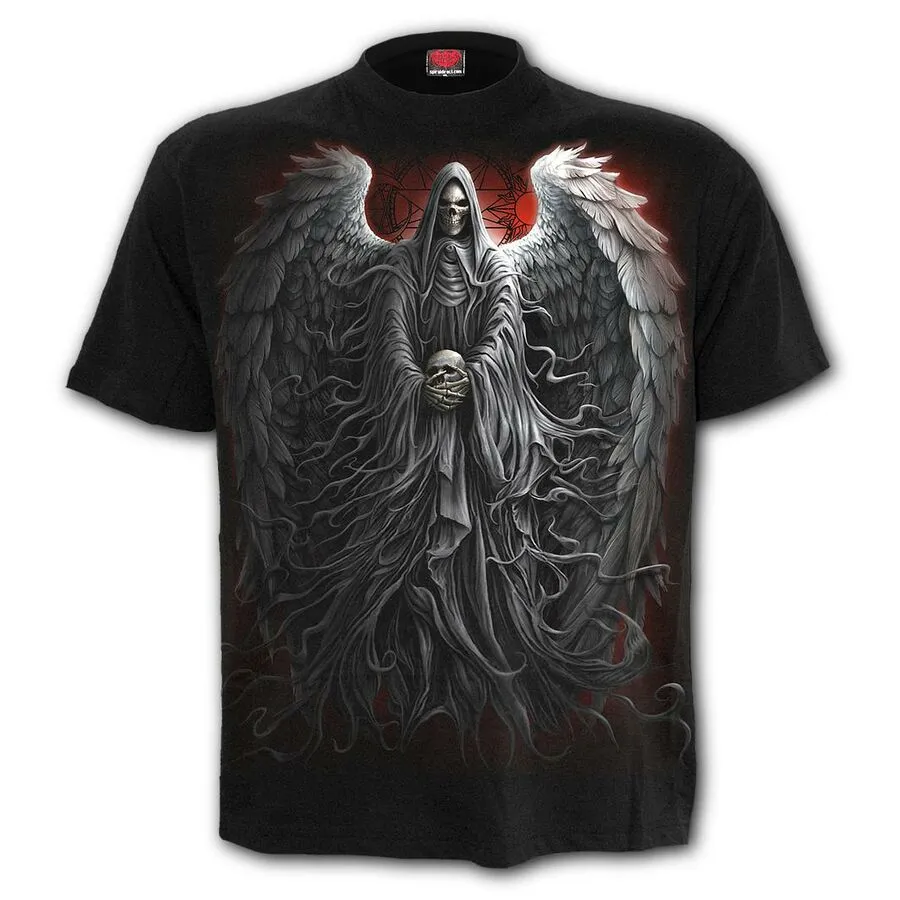 T-shirt dark gothique homme SPIRAL 'Death Robe' avec le reaper