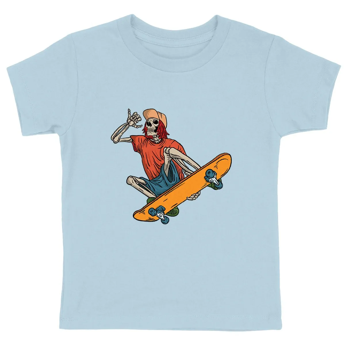 T-Shirt enfant - Skull Skateboard gang