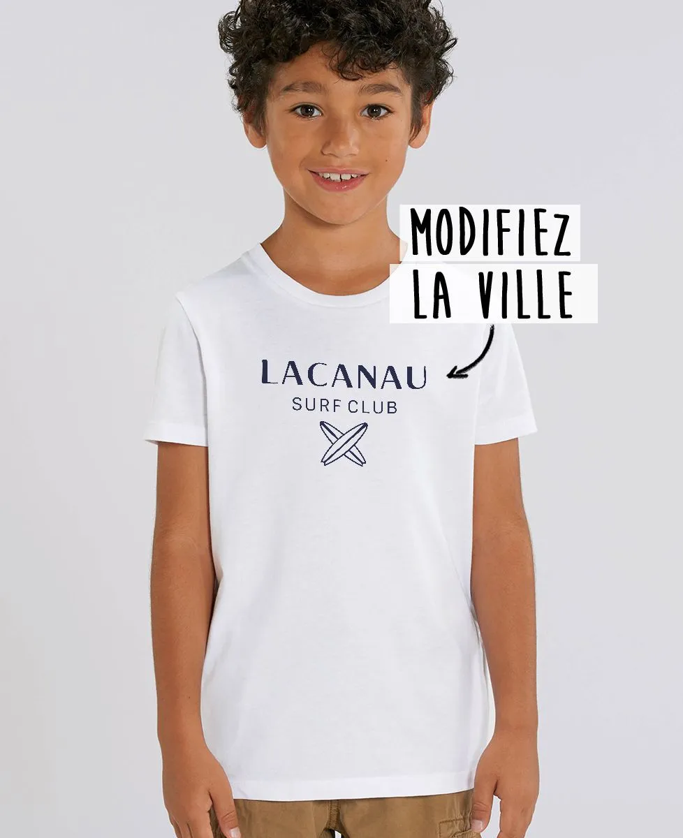 T-Shirt enfant Surf club personnalisé