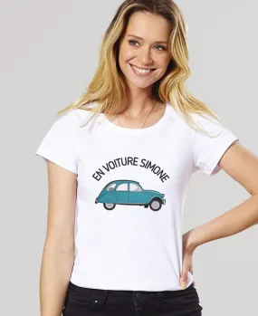 T-Shirt femme En voiture Simone