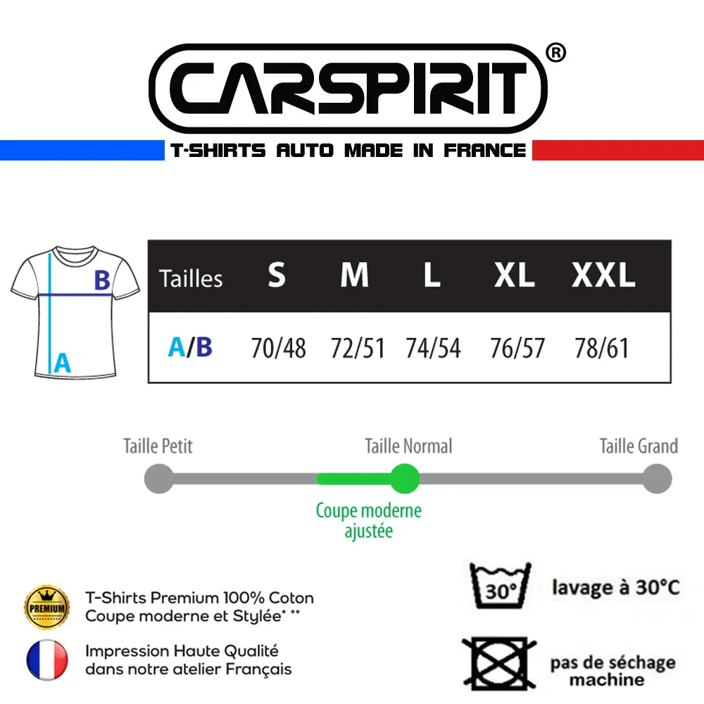 T-Shirt Homme humour Voiture | La vie est plus belle en Mehari | 100% coton, Manches courtes, tissu épais