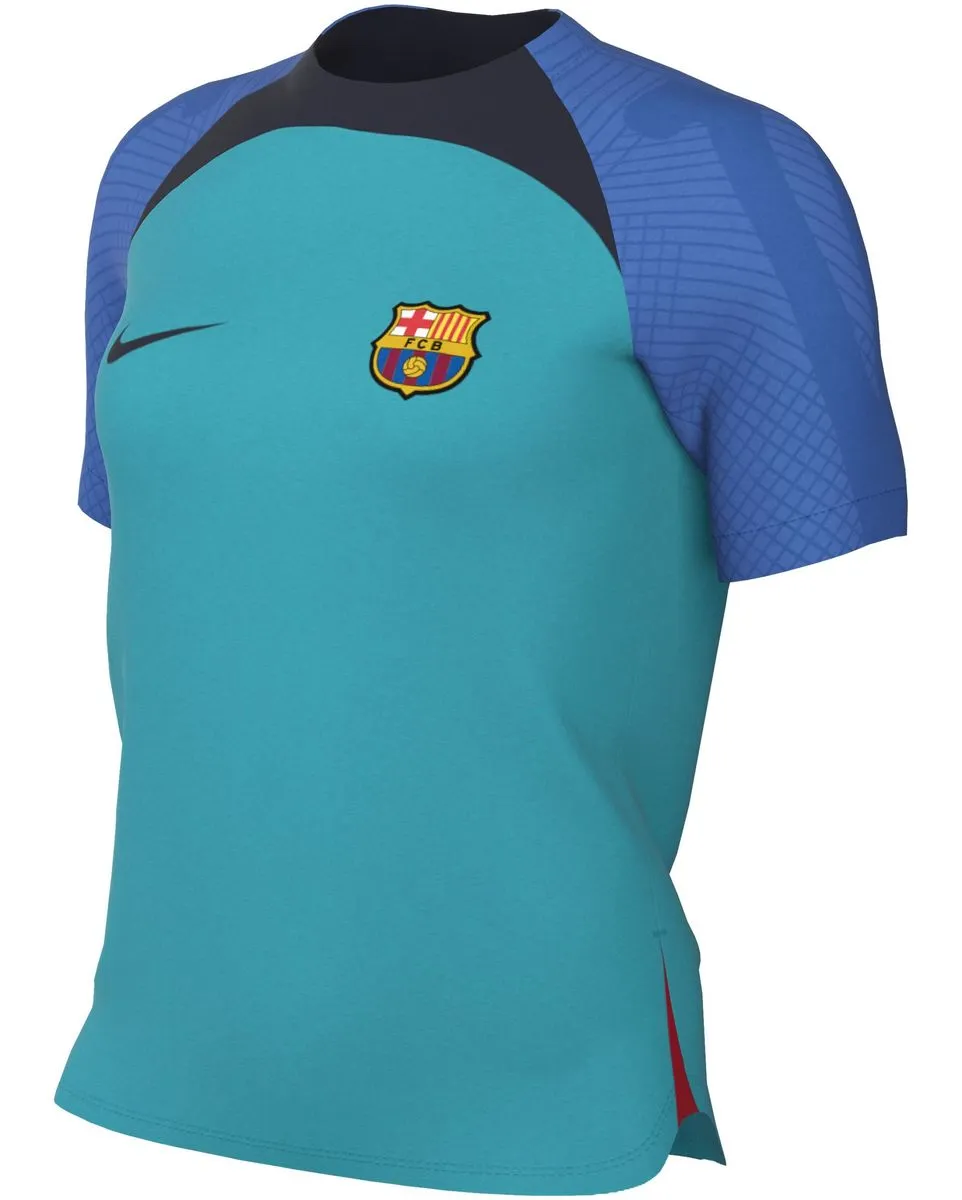 T-shirt manches courtes de football Femme FCB W NK DF STRK SS TOP K KS Bleu