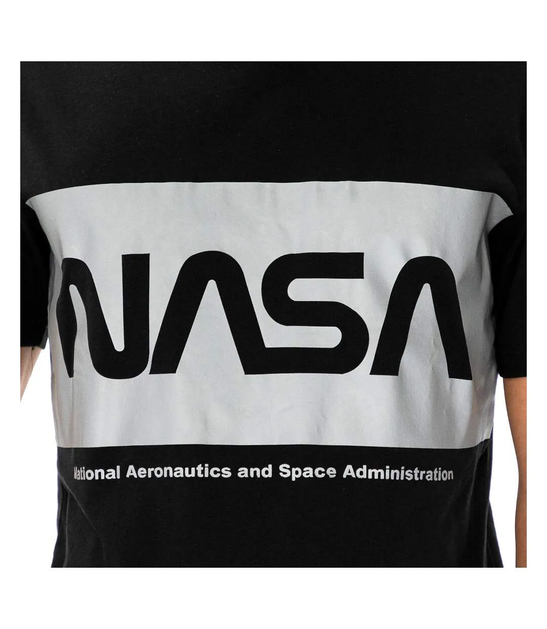 T-shirt Noir Homme Nasa 22T