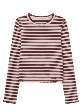 T-Shirt Pepe Jeans Siolette Rayures pour Fille