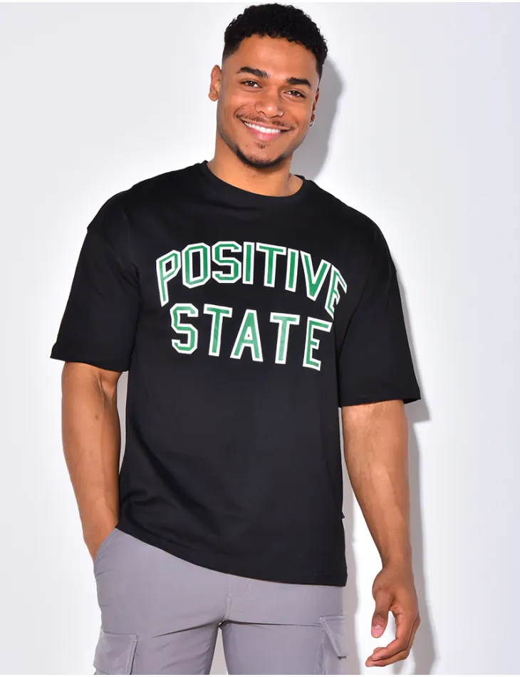 T-shirt "Positive State" / 50731 - JEANS INDUSTRY