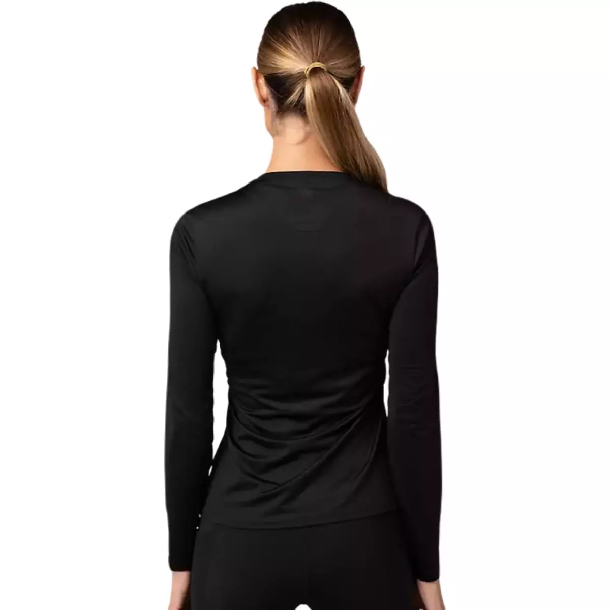 Tee-Shirt Technique Femme Fox Tecbase LS Shirt Noir - Sous vêtements