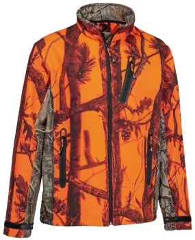 Veste softshell orange GhostCamo B&B PERCUSSION