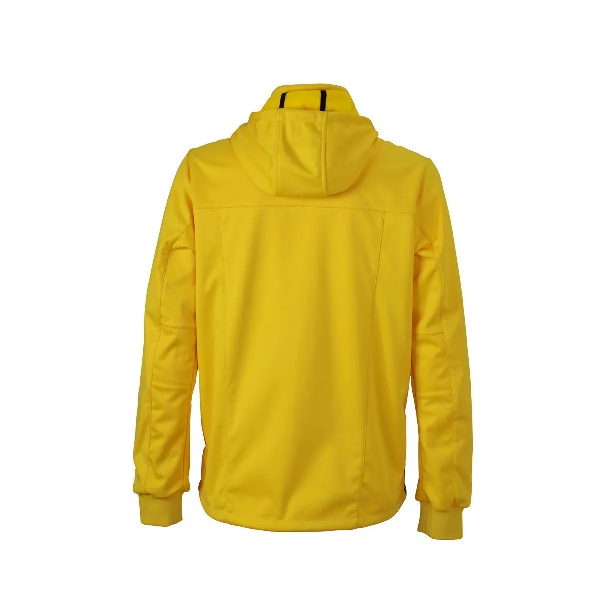 Veste softshell à capuche - homme JN1078 - jaune - coupe-vent imperméable 