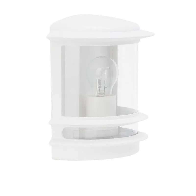 Witte buiten wandlamp Yvon
