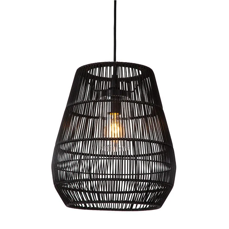 Zwarte buitenlamp landelijk, Nerida, IP44