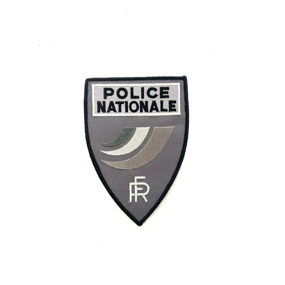 Écusson de poirtine triangulaire grand format Police basse visibilité 